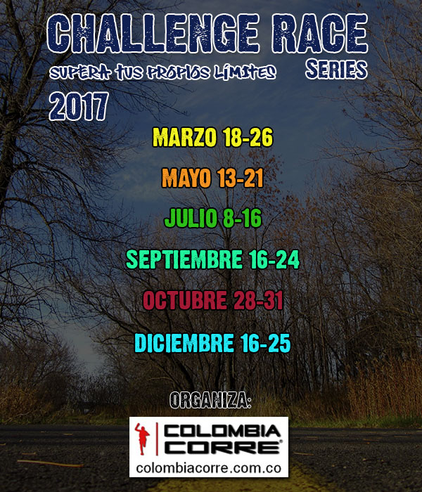 calendario carreras challenge 2017
