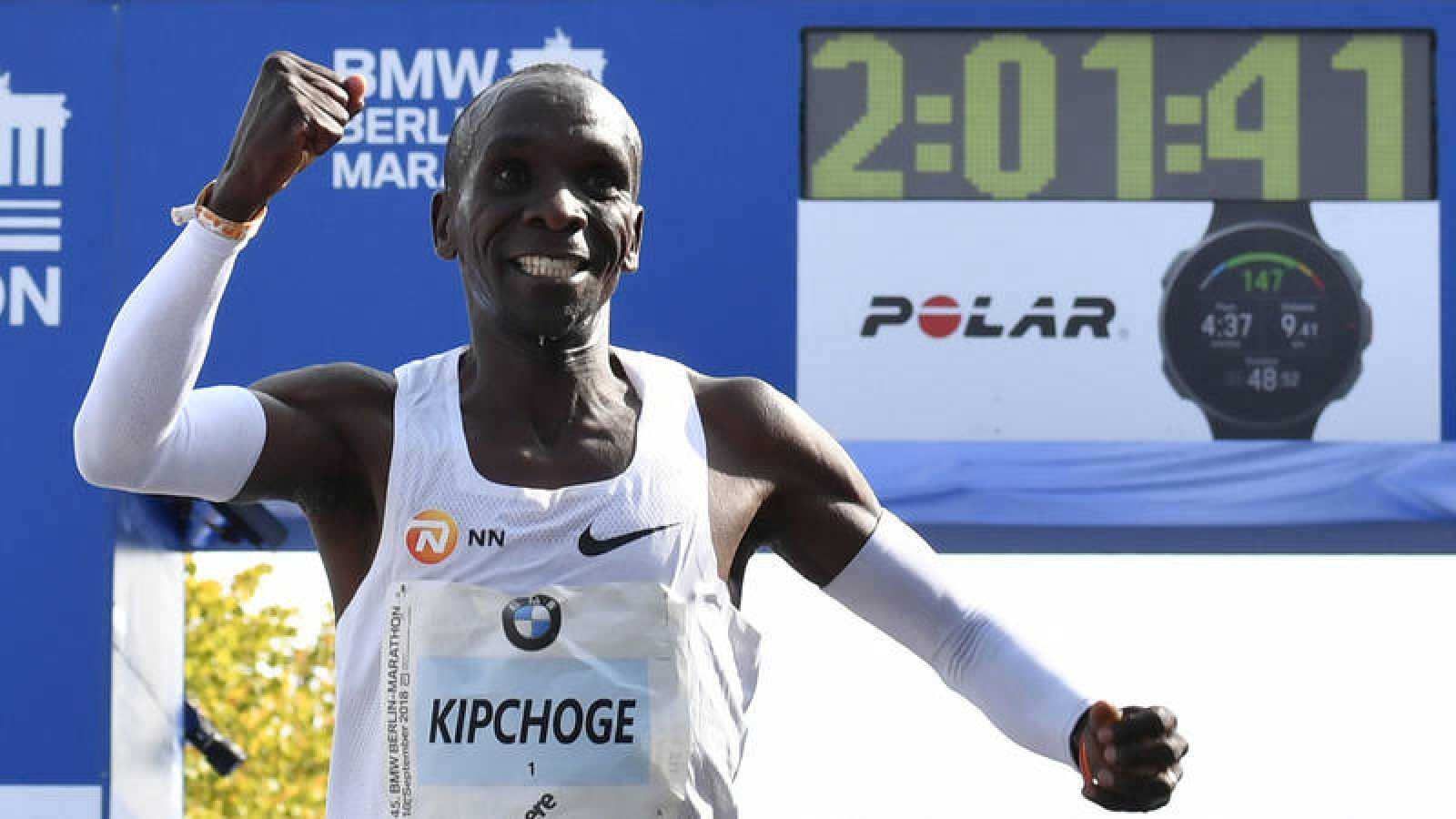 Eliud Kipchoge maraton de berlin record mundial