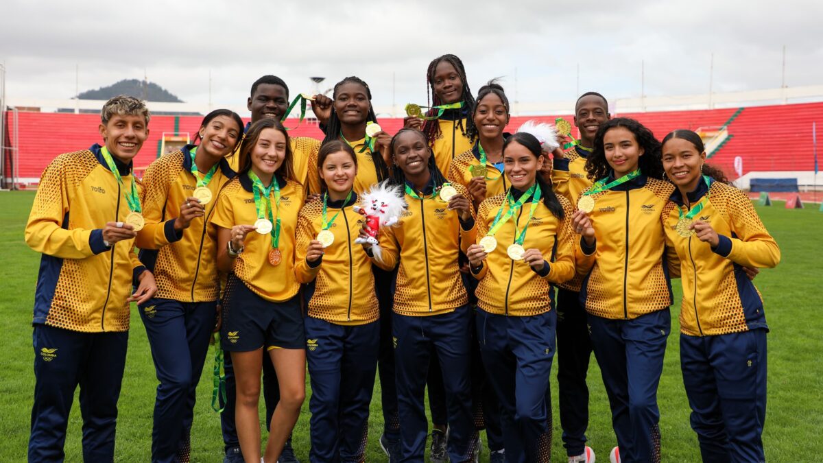 atletismo campeon  colombia bolivarianos