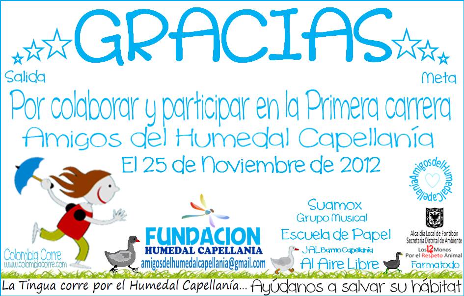 carrera amigos humedal capellania 2012