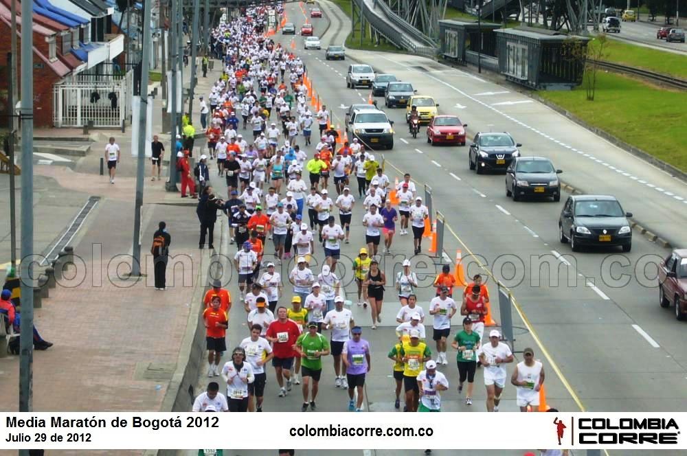 media maraton de bogota 2012