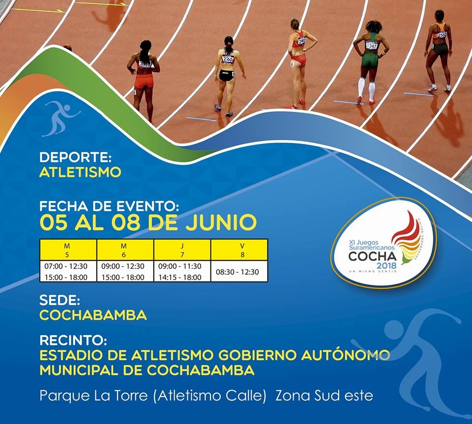 cochabamba atletismo 2018