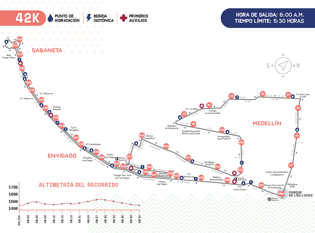 Medellin se prepara para la fiesta del maratón este domingo