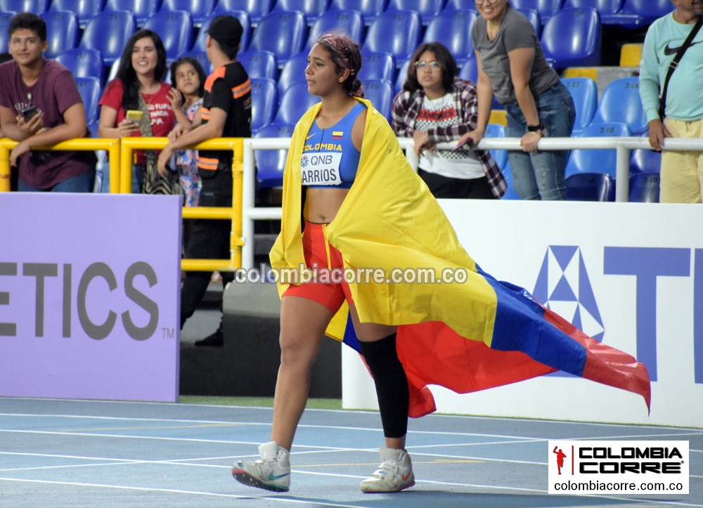 Valentina Barrios medalla de plata en el mundial de cali 2022