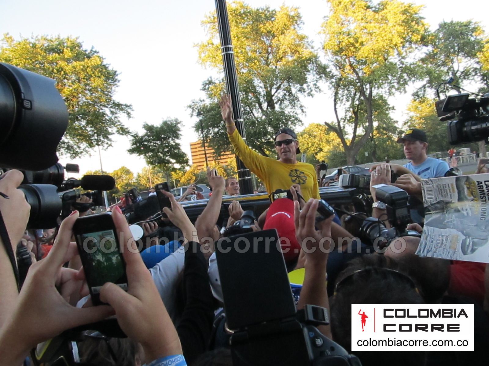 lance armstrong mont royal colombia corre